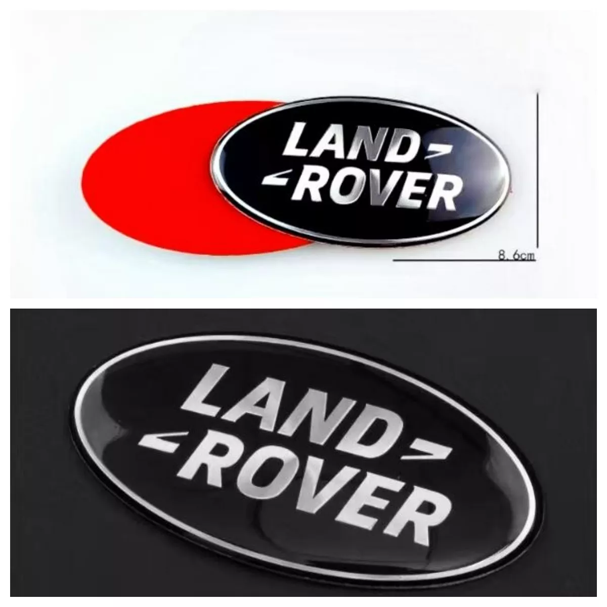 FOR LAND ROVER FRONT GRILLE BADGE GLOSS BLACK EMBLEM BLACK BADGE RANGE ROVER